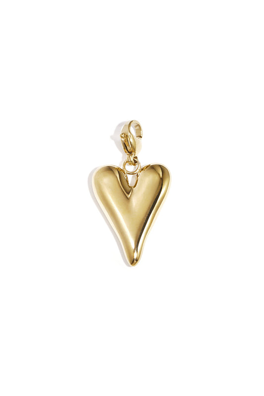 Sieraden bedel lang hart DIY