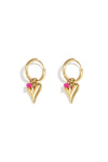 vivid heart earrings