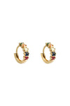Oorbellen Little Sunset Goud kleur Koper