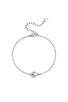 Minimalistische armband met versierd hartje