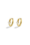 Small earrings with marquise-shaped stone