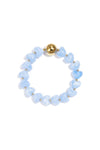 Armband met statement en hartvormige kralen